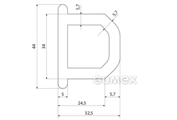 SILIKONPROFILE D-FORM